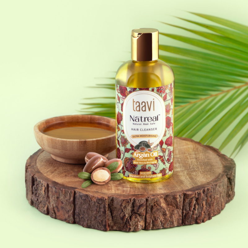 Hair cleanser with argan oil – Product catalogue designing for Taav Hair cleanser with argan oil – Product catalogue designing for Taav